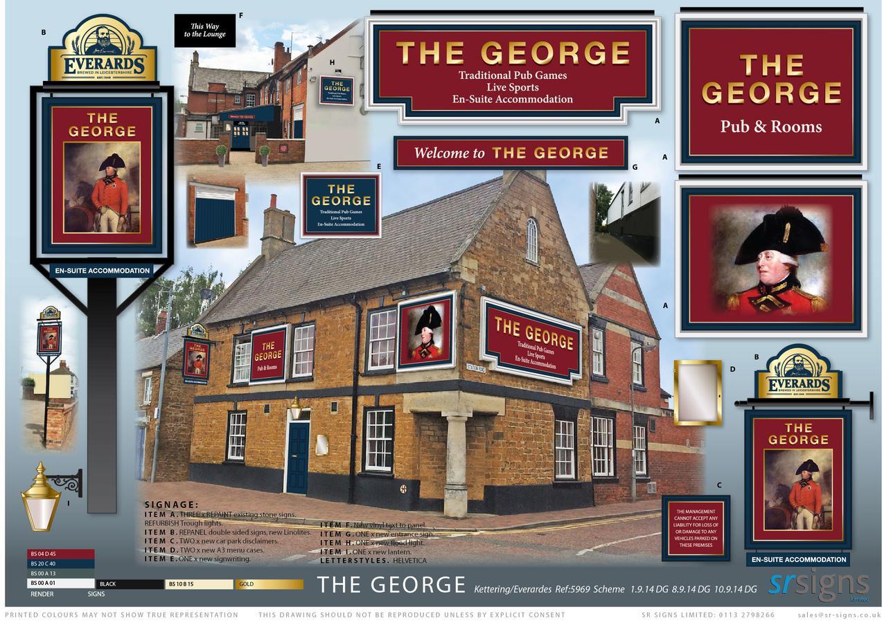 The George Bed & Breakfast Desborough Exterior photo